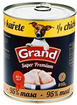 GRAND konz. pes Extra s 1/4 kurčaťa 850g + Množstevná zľava zľava 15%