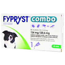 Fypryst combo spot-on 134/120,6 mg mužský stredný 1 pip