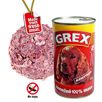 GREX cons. dog beef 1280g + Množstevná zľava zľava 15%