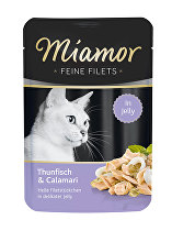 Miamor Cat Filet z tuniaka + kalamáre 100g + Množstevná zľava