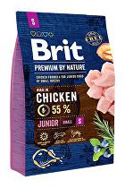 Brit Premium Dog by Nature Junior S 3kg zľava