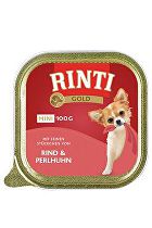 Rinti Dog vanička Gold Mini hovädzie+perla 100g + Množstevná zľava zľava 15%