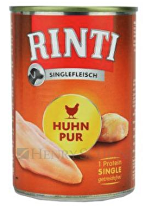 Rinti Dog konzerva PUR kuracie 400g + Množstevná zľava zľava 15%