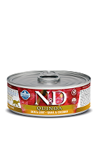 N&D CAT QUINOA Adult Quail & Coconut 80g + Množstevná zľava zľava 15% 1+1 zadarmo