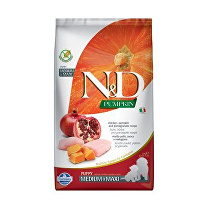 N&D Pumpkin DOG Puppy M/L Chicken & Pomegranate 2,5kg zľava