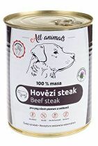 Hovädzí steak All Animals DOG 800g + Množstevná zľava zľava 15%