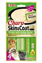 Churu Cat Skin&Coat Chicken with Scallop Recipe 4x14g + Množstevná zľava