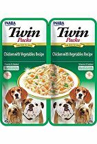 Churu Dog Twin Packs Chick & Veg. in Broth 80g + Množstevná zľava