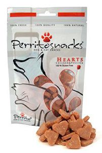 Perrito snacks Heart ChickenPollock pre psy a mačky50g