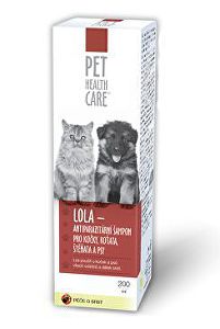 Šampón proti parazitom LOLA. pre psy a mačky 200ml PHC