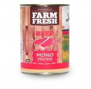 Farm Fresh Dog Monoproteínová konzerva s hovädzím mäsom 400g