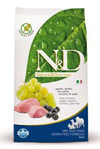 N&D Grain Free DOG Adult Lamb & Blueberry 12kg