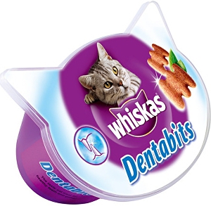 Whiskas Dentabits pochúťka 40g na čistenie zubov