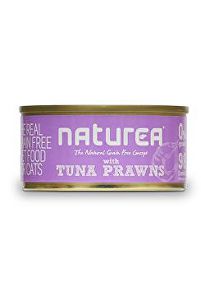 Naturea GF pre mačky - tuniak, krevety 80g