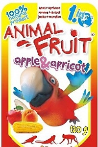 ANIMAL FRUIT kapsule Jablko + marhuľa papagáje 120g Syrio