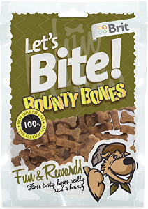 Britská pochúťka Let's Bite Bounty Bones 150g NEW