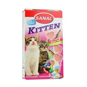 Sanal cat Kitten srdcia losos + taurín 40tbl
