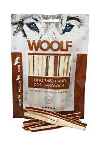 WOOLF pochúťka soft Rabbit&Pollock sandwich LONG 100g