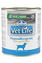 E-shop Vet Life Natural Dog Cons. Hypoaller Fish&Potato 300g