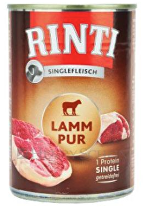 Rinti Dog konzerva Sensible PUR jahňacie 400g + Množstevná zľava