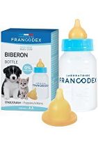 Francodex Fľaša na kŕmenie šteniat a mačiatok 120 ml