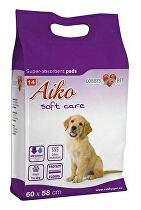 E-shop Absorpčná podložka pre psov Aiko Soft Care 60x58cm 14ks