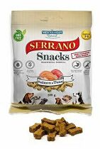 Serrano Snack pre psov - losos a tuniak 100g + Množstevná zľava