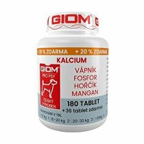 E-shop Giom dog Calcium 180 tbl+20% zdarma