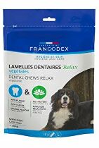 Francodex Relax žuvacie plátky L pre psov 15ks