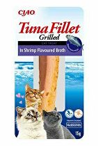 E-shop Churu Cat Tuniakové filé v bujóne s príchuťou kreviet 15g + Množstevná zľava