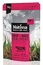 E-shop Nativia Real Meat Beef&Rice 1kg zľava
