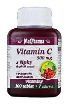 Vitamín C so šípkami 500mg MedPharma 100tbl