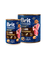 Brit Premium Dog by Nature  konz Lamb & Buckwheat 400g