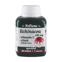 Echinacea 100mg+vit.C+zinok 67tbl MedPharma
