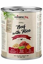 Chicopee Dog konz. Pure Beef with Rice 800g + Množstevná zľava zľava 15%