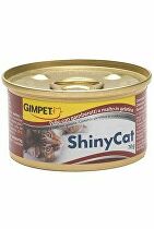 Gimpet cat cons. ShinyCat kuracie mäso + krevety 70g