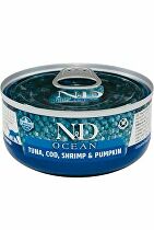 N&D CAT OCEAN Adult Tuniak a treska a krevety a tekvica 70g + Množstevná zľava zľava 15%