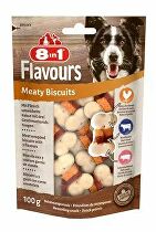 8in1 Flavours Meaty Biscuits Chicken - 100 g