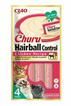 Churu Cat Hairball Chicken Recipe 4x14g + Množstevná zľava