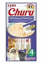 E-shop Churu Cat Recept na tuniaka s príchuťou mušlí 4x14g + Množstevná zľava