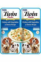 E-shop Churu Dog Twin Packs Chick & Veg.&Cheese in Broth 80g + Množstevná zľava