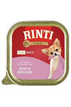 Rinti Dog vanička Gold Mini kačica + hydina 100g
