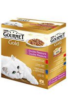 Gourmet Gold Mltp cons. cat kúsky duše a grilu 8x85g + Množstevná zľava