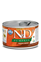 N&D DOG PUMPKIN Adult Venison & Pumpkin Mini 140g + Množstevná zľava zľava 15% 1+1 zadarmo