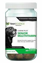 VetriScience Canine Plus Senior Multivitamín 60ks + Množstevná zľava
