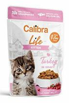 Calibra Cat Life Kitten Kuracie mäso v omáčke 85g + Množstevná zľava