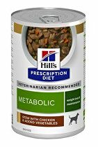 Hill\'s Can. PD Metabolic Chicken&Veg stew Can.354g