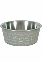 Nerezová miska pre psov FOOD DOG 400ml hnedá Zolux
