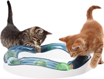 Hračka pre mačky Horská dráha s loptičkou CATIT plast