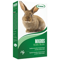 E-shop Mikros K pre králiky plv 1kg